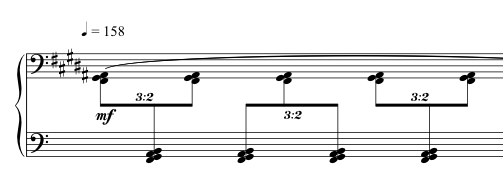 Advent Sketches : IV ; score excerpt