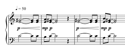 Advent Sketches : XV ; score excerpt