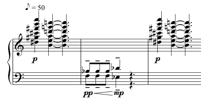 Advent Sketches : XXIV ; score excerpt